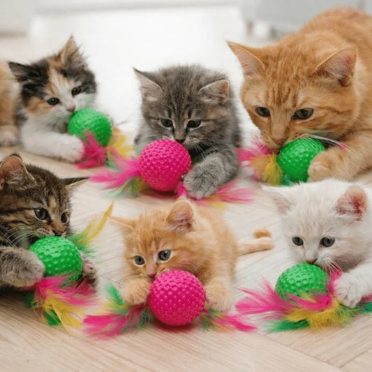 Feather Balls For Cats